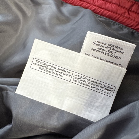 Eddie Bauer Puffer Vest Mens Small EB700 Down Red Jacket Outdoor Gorpcore - Picture 8 of 10